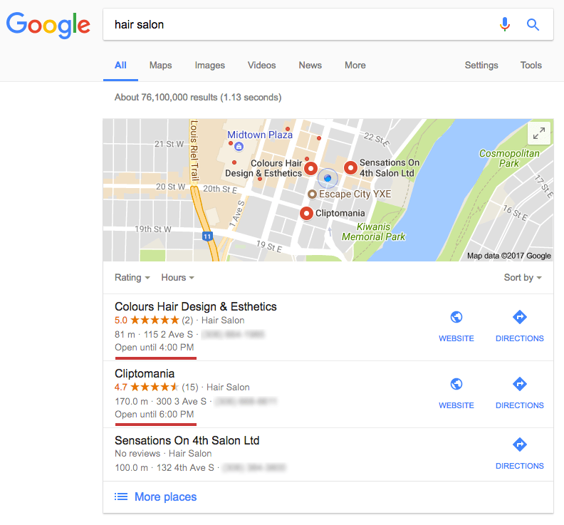 Critical Data For Online Business Listings 3 Hours of operation